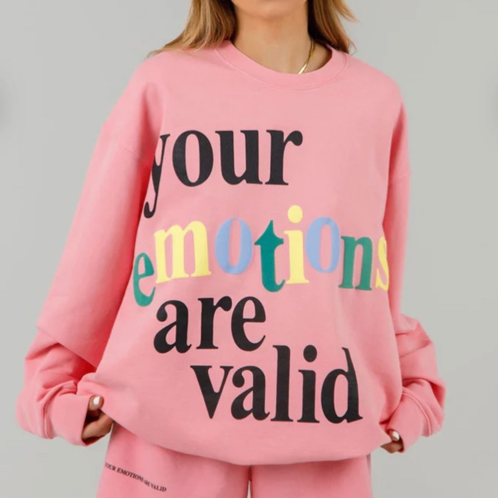 New Mayfair “emotions” sweatshirt